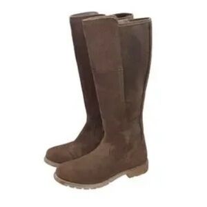 ARIAT NIB SUTTON H20 Waterproof Boots Leather Suede Chocolate (10)